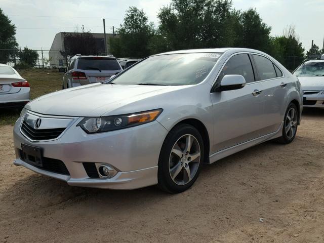 JH4CU2F8XEC000876 - 2014 ACURA TSX SE SILVER photo 2