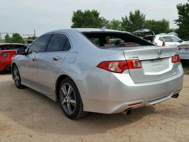 JH4CU2F8XEC000876 - 2014 ACURA TSX SE SILVER photo 3