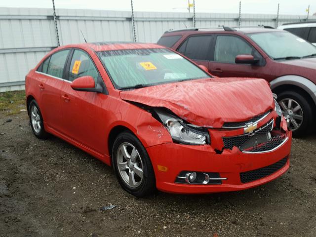 1G1PL5SC2C7297528 - 2012 CHEVROLET CRUZE LT RED photo 1