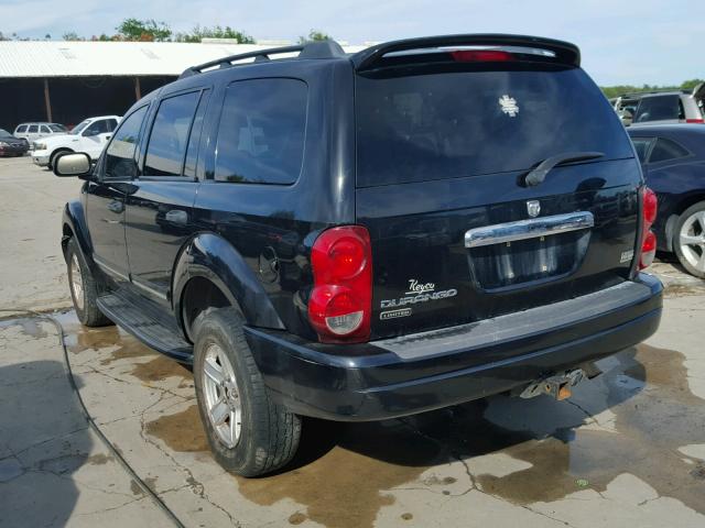 1D4HD58DX4F106747 - 2004 DODGE DURANGO LI BLACK photo 3