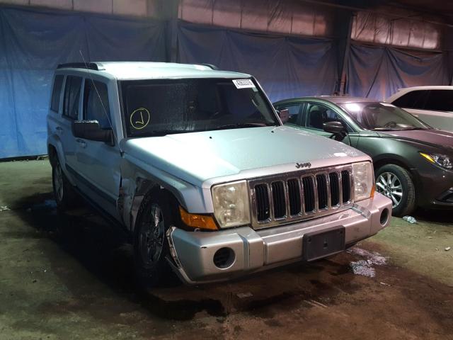 1J8HH48K77C651264 - 2007 JEEP COMMANDER SILVER photo 1
