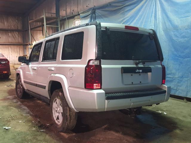1J8HH48K77C651264 - 2007 JEEP COMMANDER SILVER photo 3