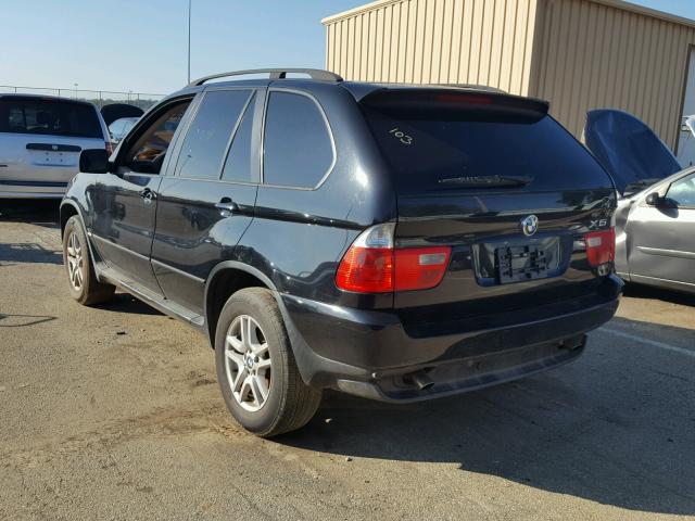 5UXFA13566LY31206 - 2006 BMW X5 BLACK photo 3