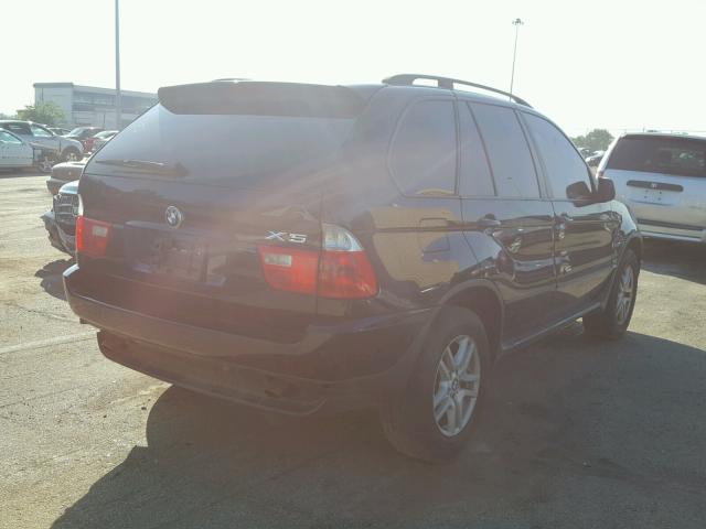 5UXFA13566LY31206 - 2006 BMW X5 BLACK photo 4