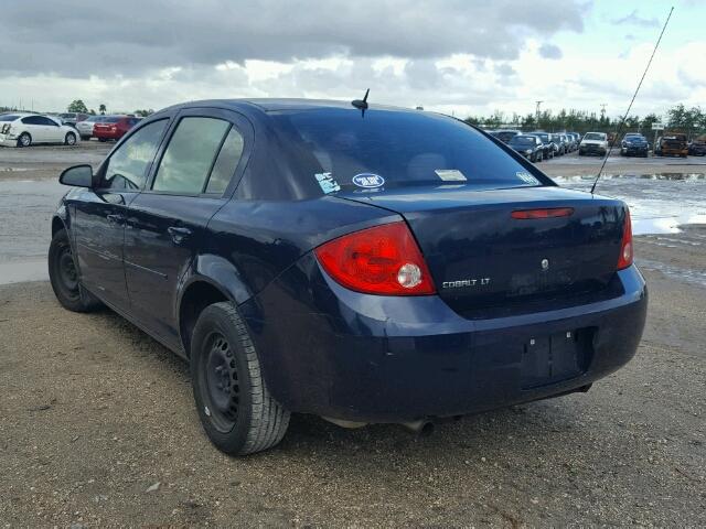 1G1AD5F50A7165265 - 2010 CHEVROLET COBALT 1LT BLUE photo 3