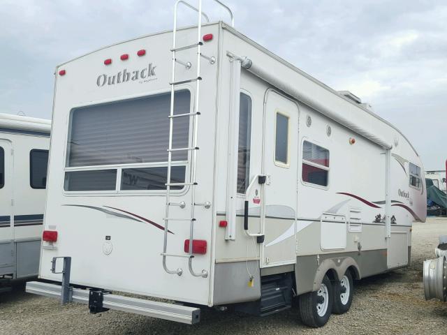 4YDF28F288S630857 - 2008 KEYSTONE OUTBACK WHITE photo 4