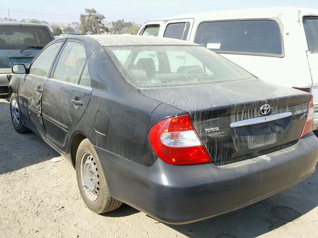 4T1BE32K73U197123 - 2003 TOYOTA CAMRY LE BLACK photo 3