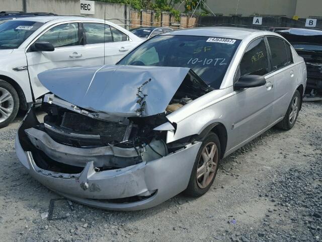 1G8AJ55F37Z191344 - 2007 SATURN ION GRAY photo 2