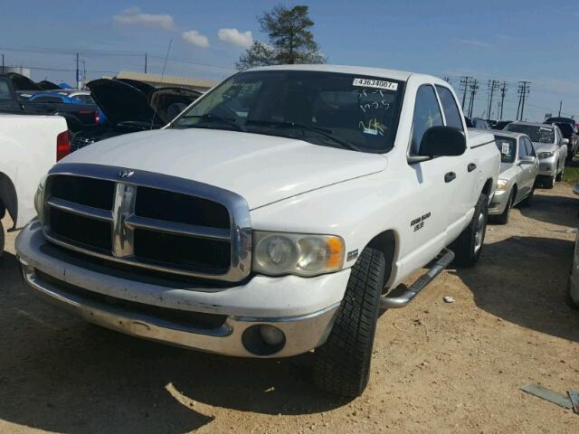 1D7HA18D04S584154 - 2004 DODGE RAM 1500 S WHITE photo 2