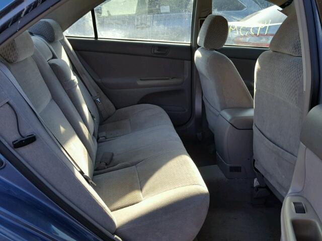 4T1BE32K33U728009 - 2003 TOYOTA CAMRY LE BLUE photo 6