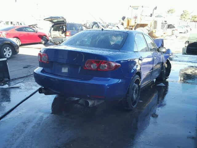 1YVFP80C145N37834 - 2004 MAZDA 6 I BLUE photo 4