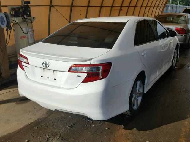 4T1BF1FK3EU871301 - 2014 TOYOTA CAMRY L WHITE photo 4