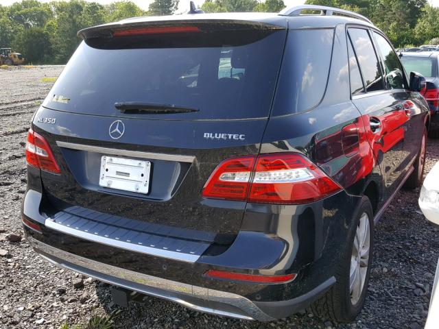 4JGDA2EB4CA010545 - 2012 MERCEDES-BENZ ML 350 BLU BLACK photo 4