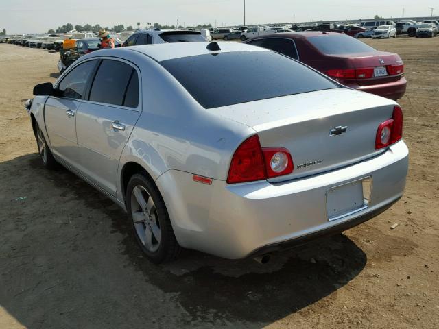 1G1ZD5E05CF363602 - 2012 CHEVROLET MALIBU 2LT SILVER photo 3