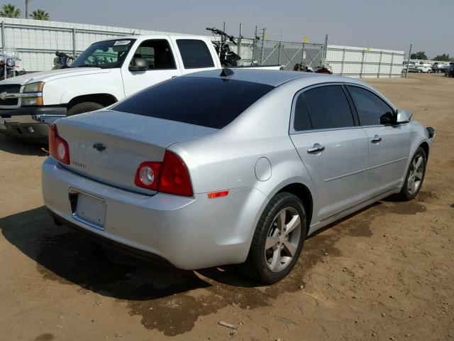 1G1ZD5E05CF363602 - 2012 CHEVROLET MALIBU 2LT SILVER photo 4