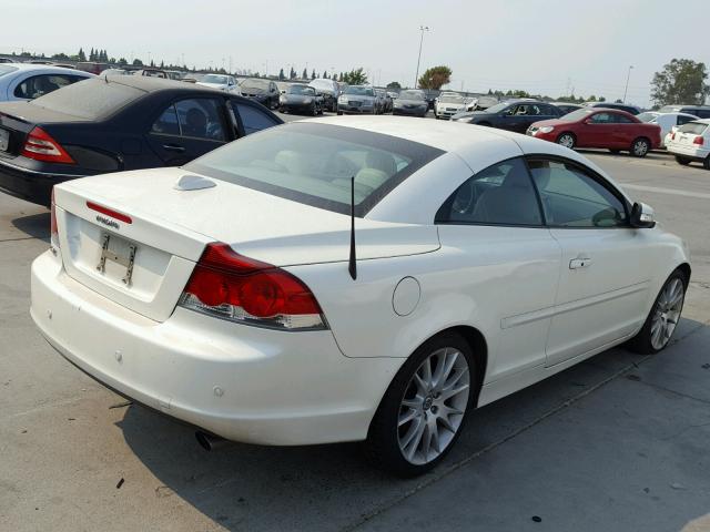 YV1MC67268J053207 - 2008 VOLVO C70 T5 WHITE photo 4