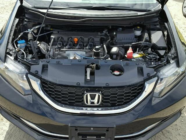 19XFB2F81FE005382 - 2015 HONDA CIVIC BLACK photo 7