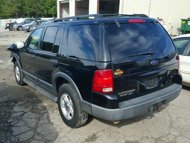 1FMZU63K93ZB56996 - 2003 FORD EXPLORER X BLACK photo 3