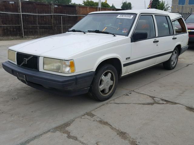 YV1FA8756M2318619 - 1991 VOLVO 740 BASE WHITE photo 2