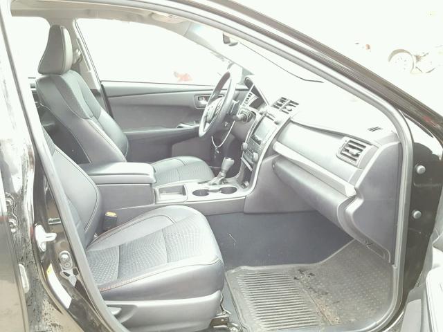 4T1BF1FK7FU036285 - 2015 TOYOTA CAMRY LE შავი ფოტო 5