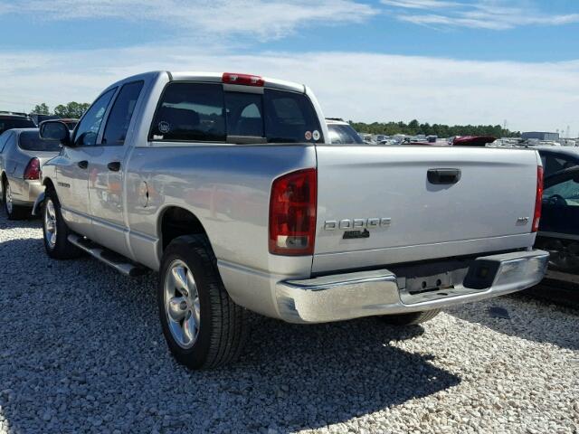 1D7HA18N54S767056 - 2004 DODGE RAM 1500 S SILVER photo 3