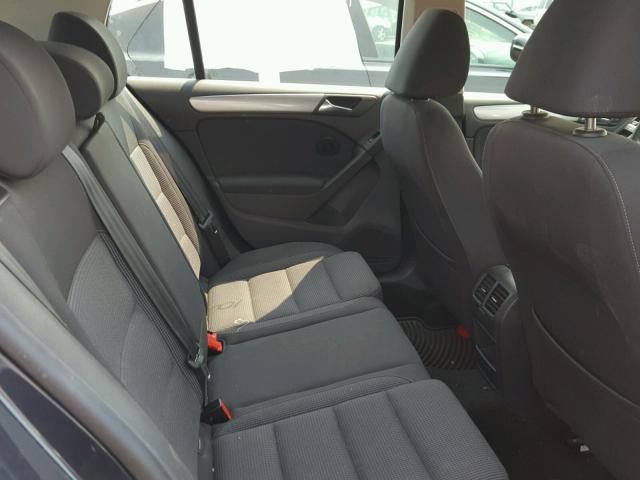 WVWDB7AJ5DW106488 - 2013 VOLKSWAGEN GOLF BLUE photo 6