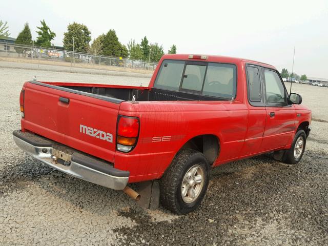 4F4CR16A7TTM06635 - 1996 MAZDA B2300 CAB RED photo 4