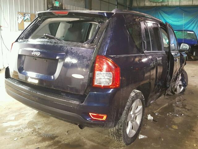 1J4NT1FB5BD138232 - 2011 JEEP COMPASS SP BLUE photo 4