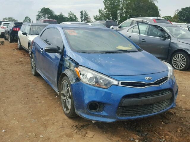 KNAFZ6A31F5267491 - 2015 KIA FORTE SX BLUE photo 1