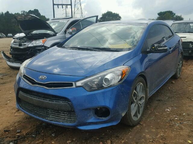 KNAFZ6A31F5267491 - 2015 KIA FORTE SX BLUE photo 2