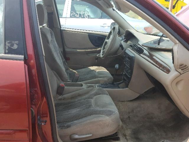 1G1NE52JX3M591308 - 2003 CHEVROLET MALIBU LS RED photo 5