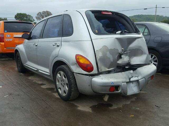 3C4FY48B04T302140 - 2004 CHRYSLER PT CRUISER SILVER photo 3