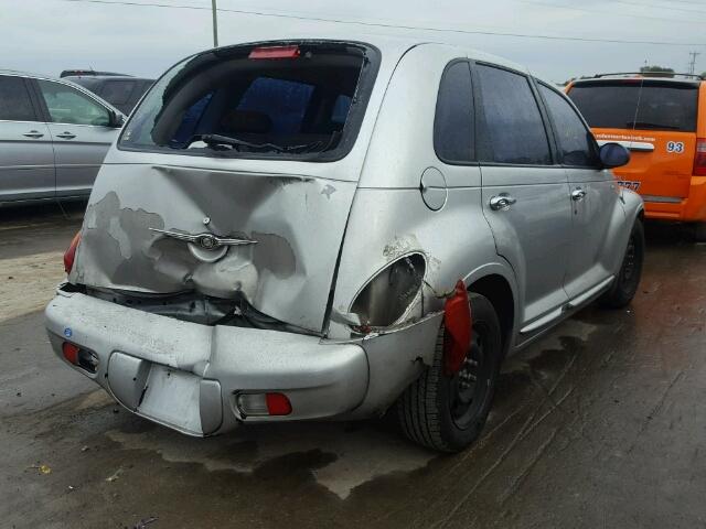 3C4FY48B04T302140 - 2004 CHRYSLER PT CRUISER SILVER photo 4