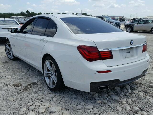 WBAYA8C5XED825062 - 2014 BMW 750 I WHITE photo 3