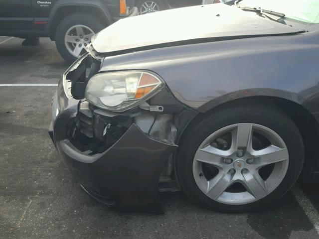 1G1ZA5EB1A4139214 - 2010 CHEVROLET MALIBU LS ნაცრისფერი ფოტო 10