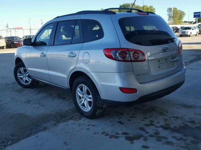 5XYZG3ABXCG143055 - 2012 HYUNDAI SANTA FE G SILVER photo 3