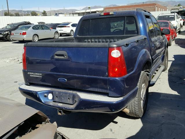 1FMZU67K44UB86139 - 2004 FORD EXPLORER S BLUE photo 4