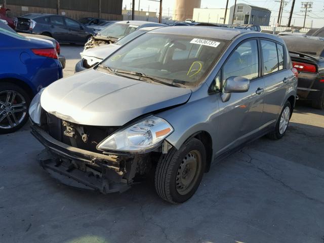 3N1BC1CP2BL459991 - 2011 NISSAN VERSA S GRAY photo 2