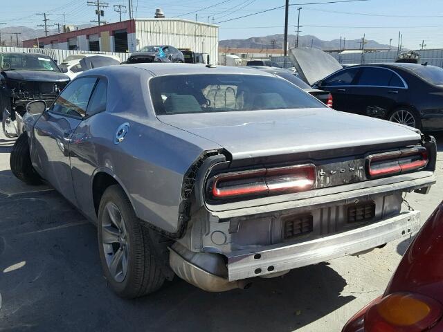 2C3CDZAG8GH171655 - 2016 DODGE CHALLENGER SILVER photo 3