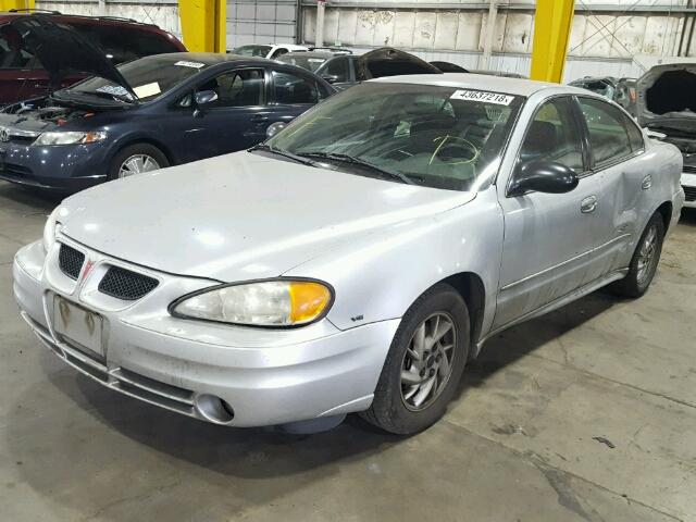 1G2NF52EX3C330102 - 2003 PONTIAC GRAND AM S SILVER photo 2