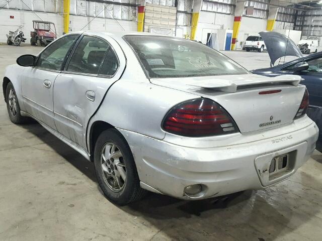 1G2NF52EX3C330102 - 2003 PONTIAC GRAND AM S SILVER photo 3