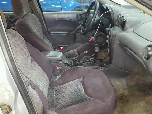 1G2NF52EX3C330102 - 2003 PONTIAC GRAND AM S SILVER photo 5