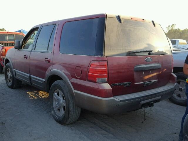 1FMPU17L24LA90132 - 2004 FORD EXPEDITION RED photo 3