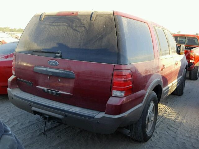 1FMPU17L24LA90132 - 2004 FORD EXPEDITION RED photo 4