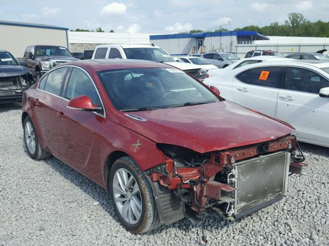2G4GV5EK7E9289880 - 2014 BUICK REGAL RED photo 1