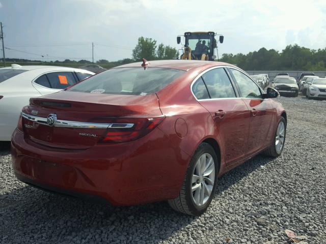 2G4GV5EK7E9289880 - 2014 BUICK REGAL RED photo 4