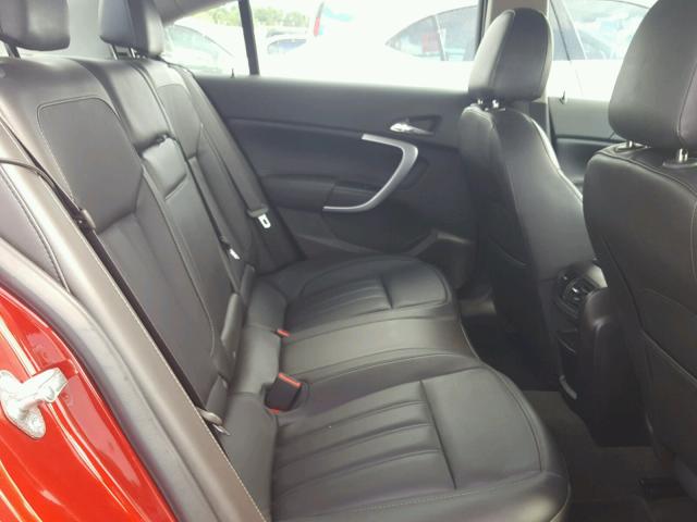 2G4GV5EK7E9289880 - 2014 BUICK REGAL RED photo 6