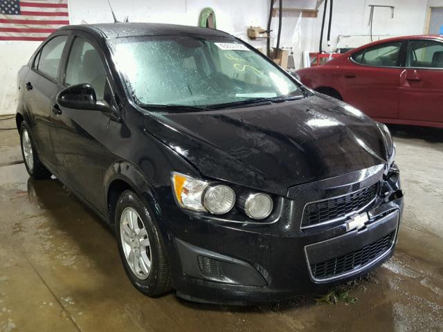 1G1JB5SH3C4142122 - 2012 CHEVROLET SONIC LS 黑色 照片 1