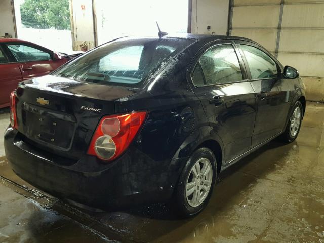 1G1JB5SH3C4142122 - 2012 CHEVROLET SONIC LS 黑色 照片 4