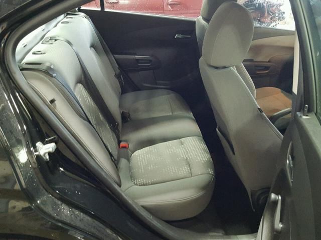 1G1JB5SH3C4142122 - 2012 CHEVROLET SONIC LS 黑色 照片 6